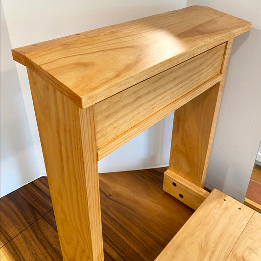 Adult-Sized Prayer Kneeler - Solid Wood