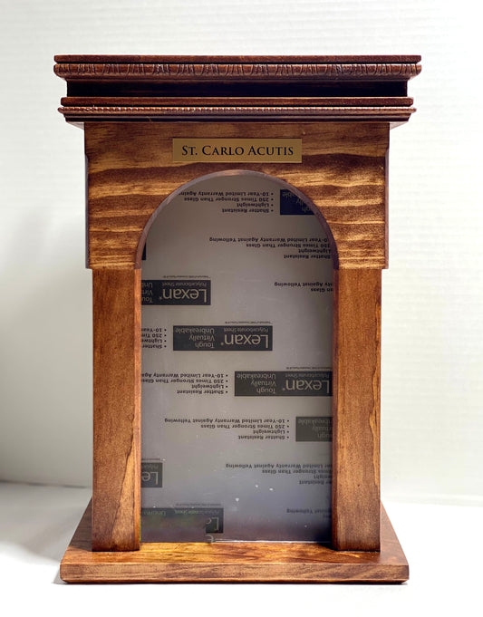 Handcrafted Catholic Reliquary Niche