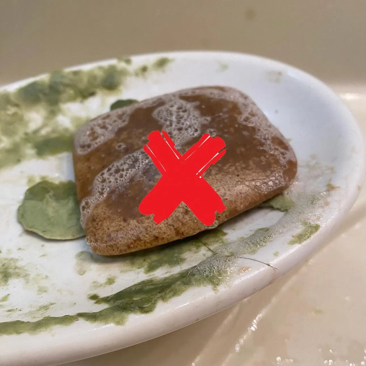 Awful melting soap in soap dish