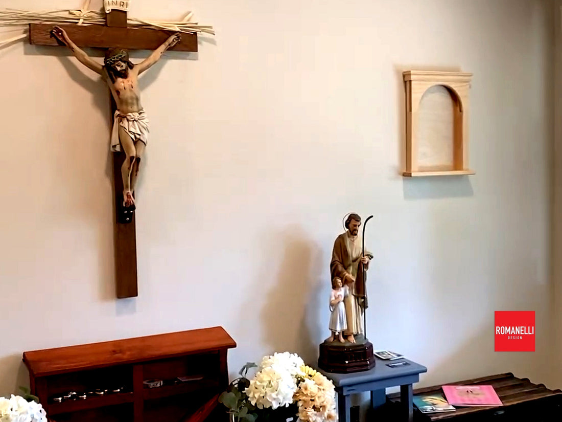 Want to Pray More at Home but Don’t Know Where to Start? Try a Simple Catholic Wall Altar