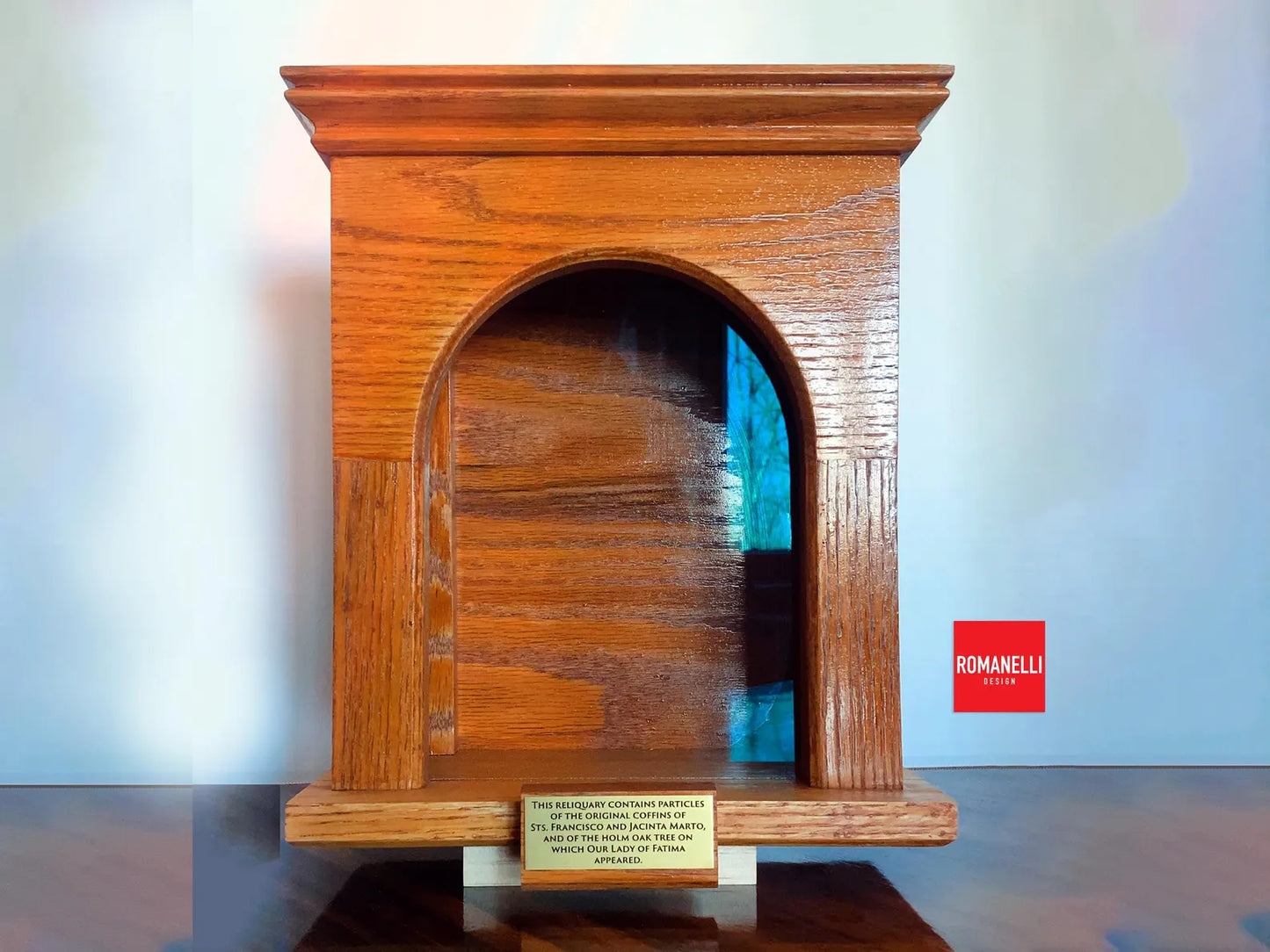Handcrafted Catholic Reliquary Niche