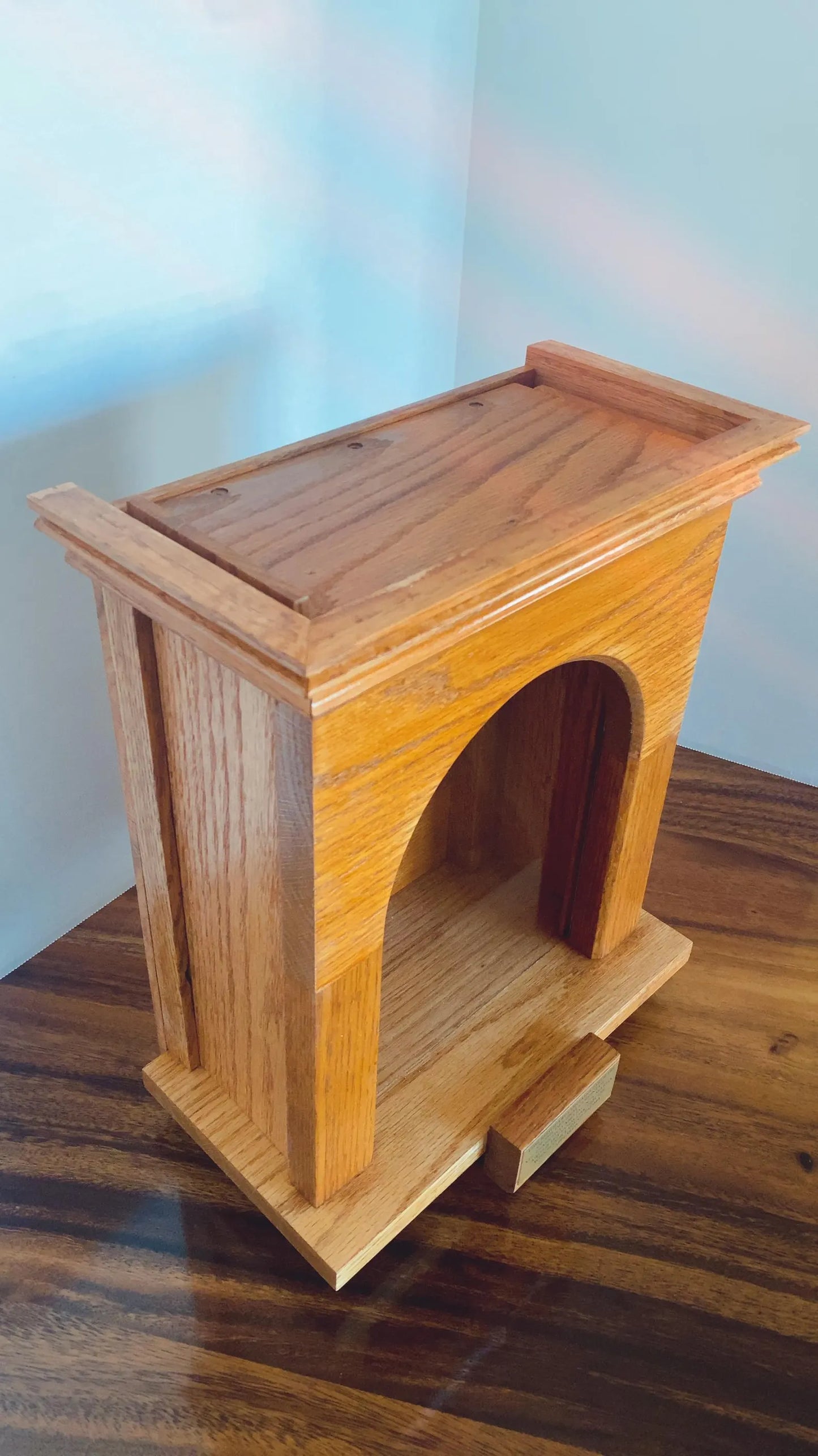 Handcrafted Catholic Reliquary Niche