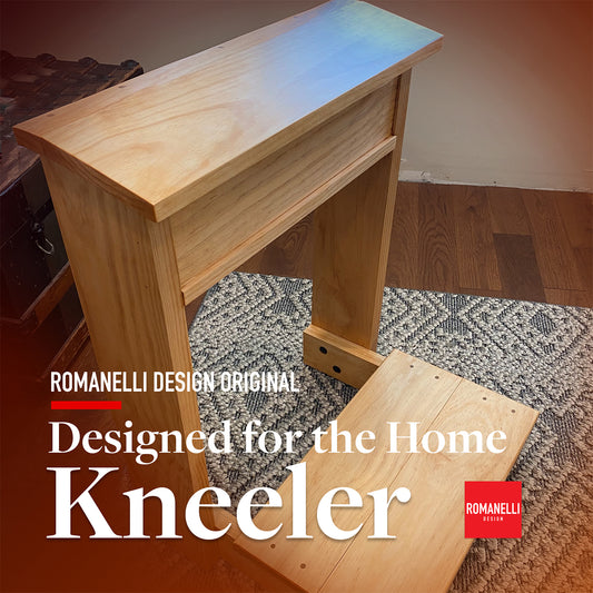 Adult-Sized Prayer Kneeler - Solid Wood