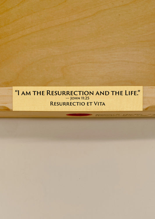 Easter Edition Wall Shrine — “I Am the Resurrection and the Life”