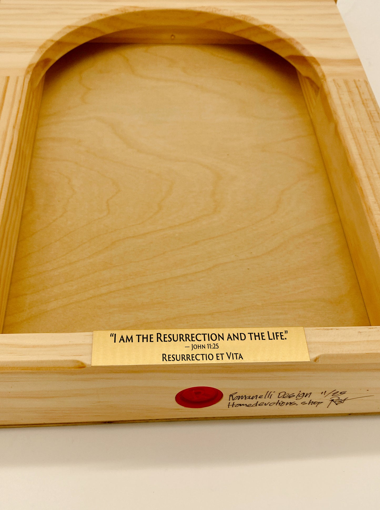 Easter Edition Wall Shrine — “I Am the Resurrection and the Life”