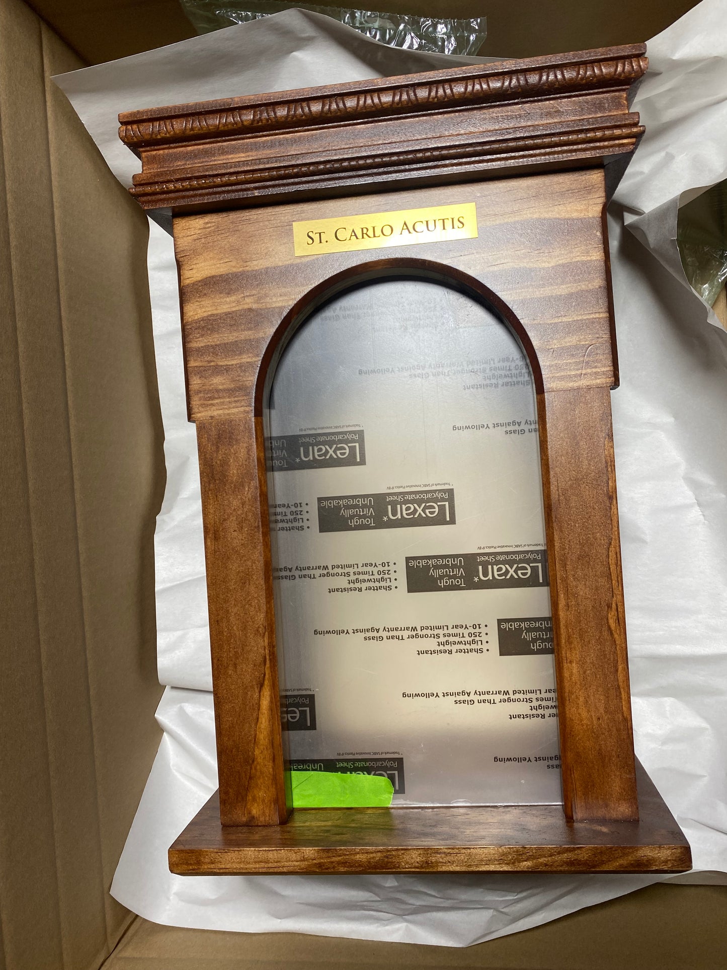 Handcrafted Catholic Reliquary Niche