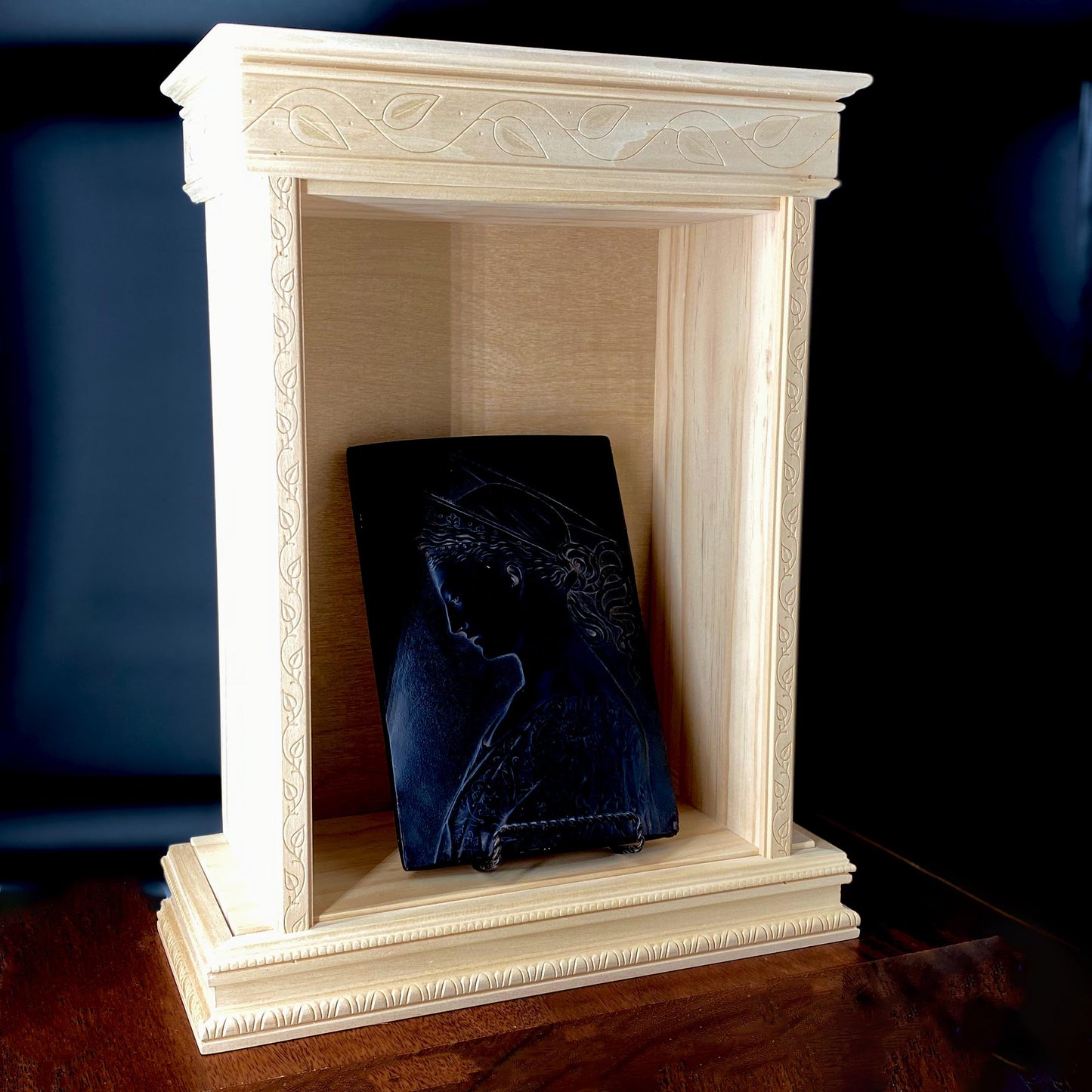 Gold Accent Family-sized Wall Altar Shrine