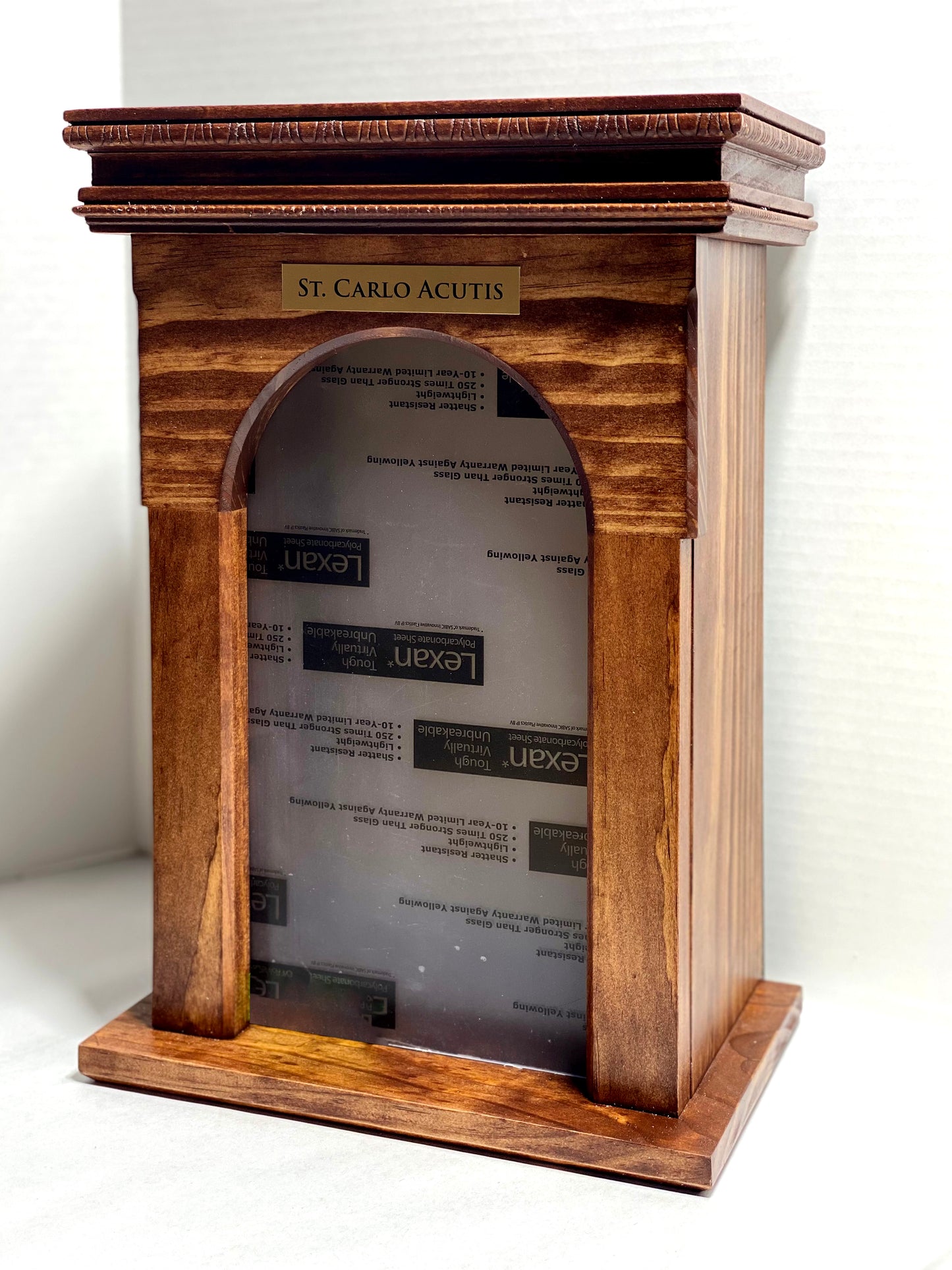 Handcrafted Catholic Reliquary Niche