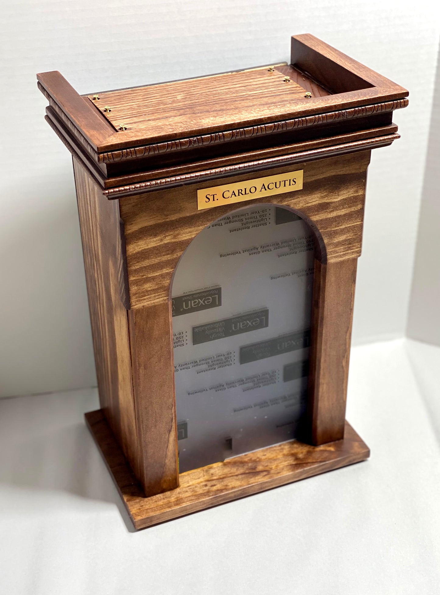 Handcrafted Catholic Reliquary Niche