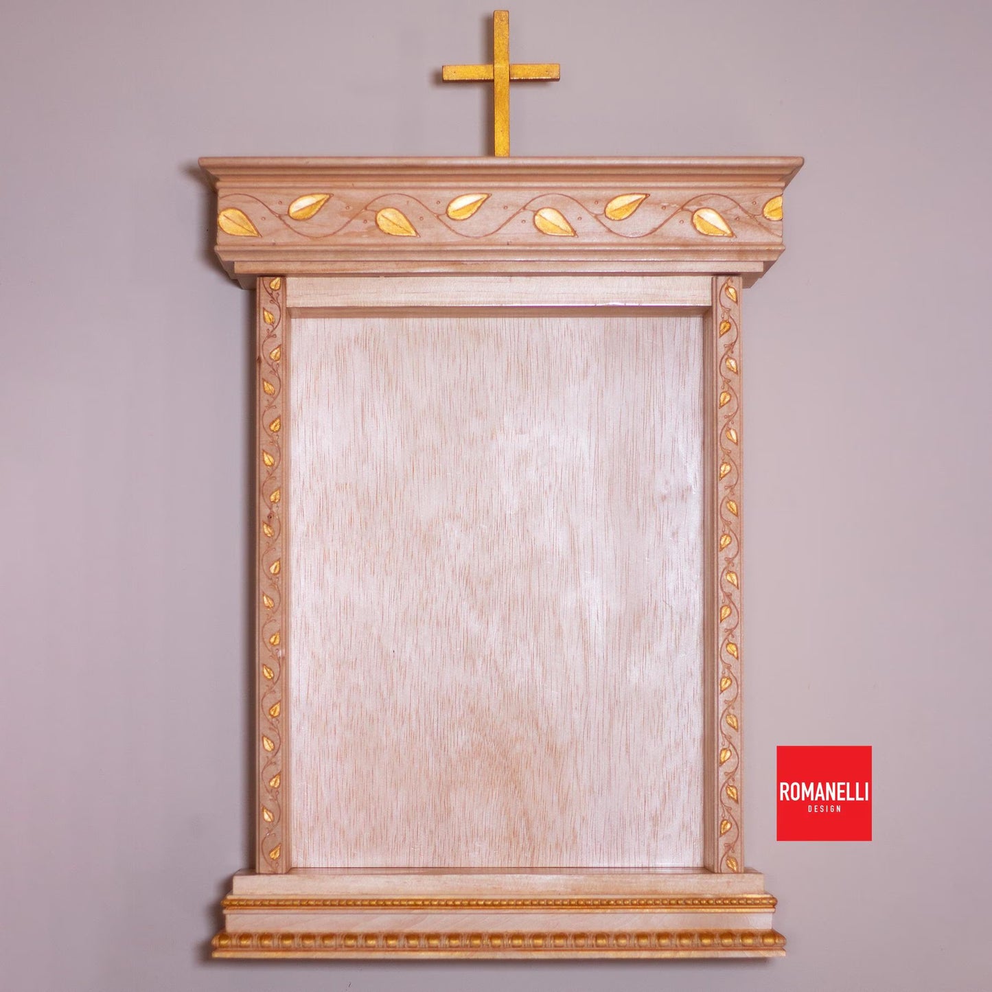 Gold Accent Family-sized Wall Altar Shrine