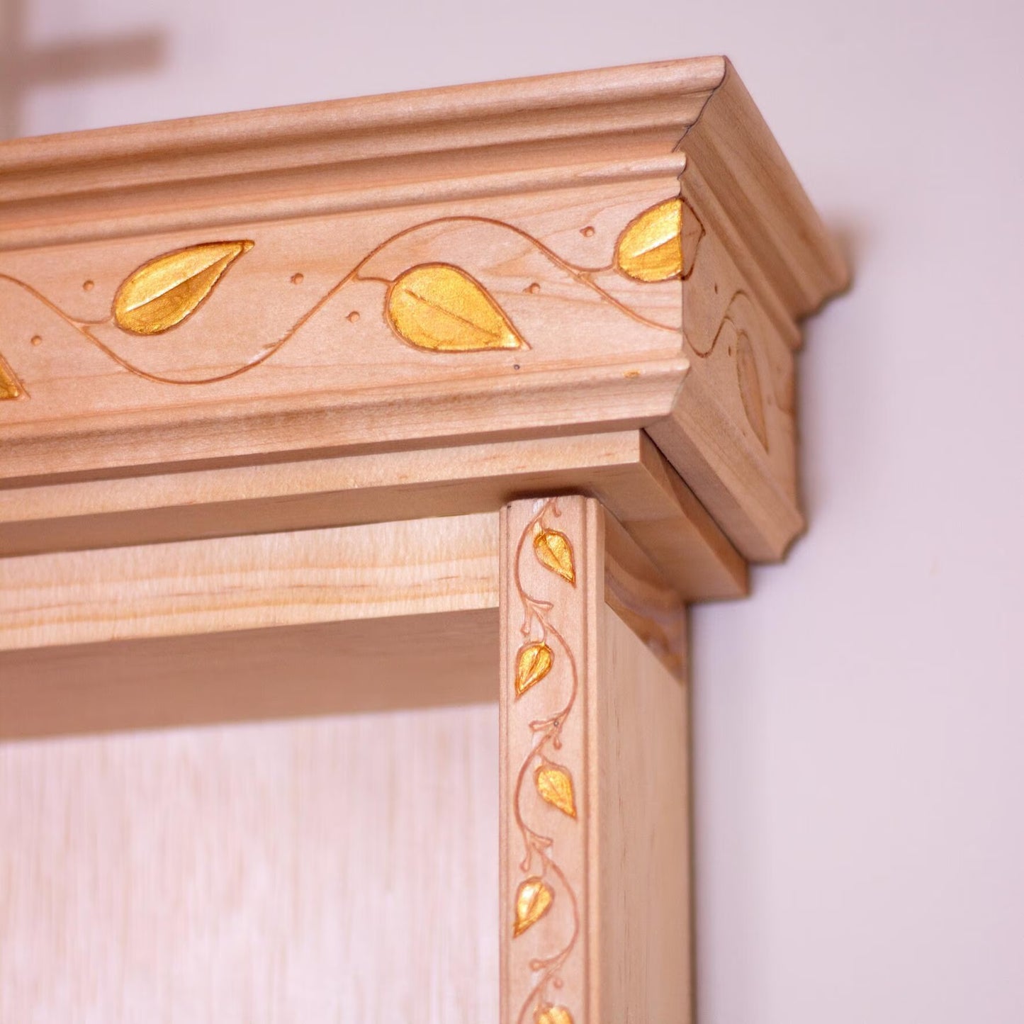 Gold Accent Family-sized Wall Altar Shrine