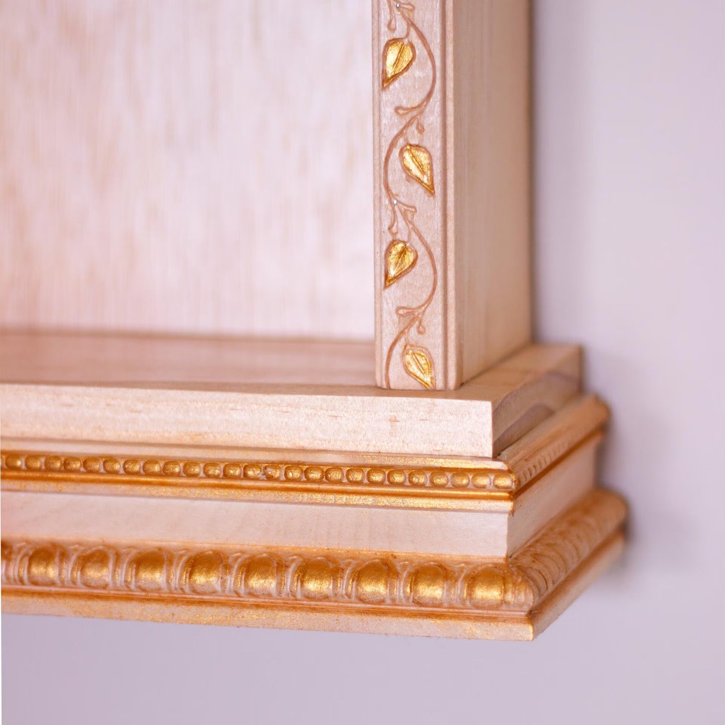 Gold Accent Family-sized Wall Altar Shrine